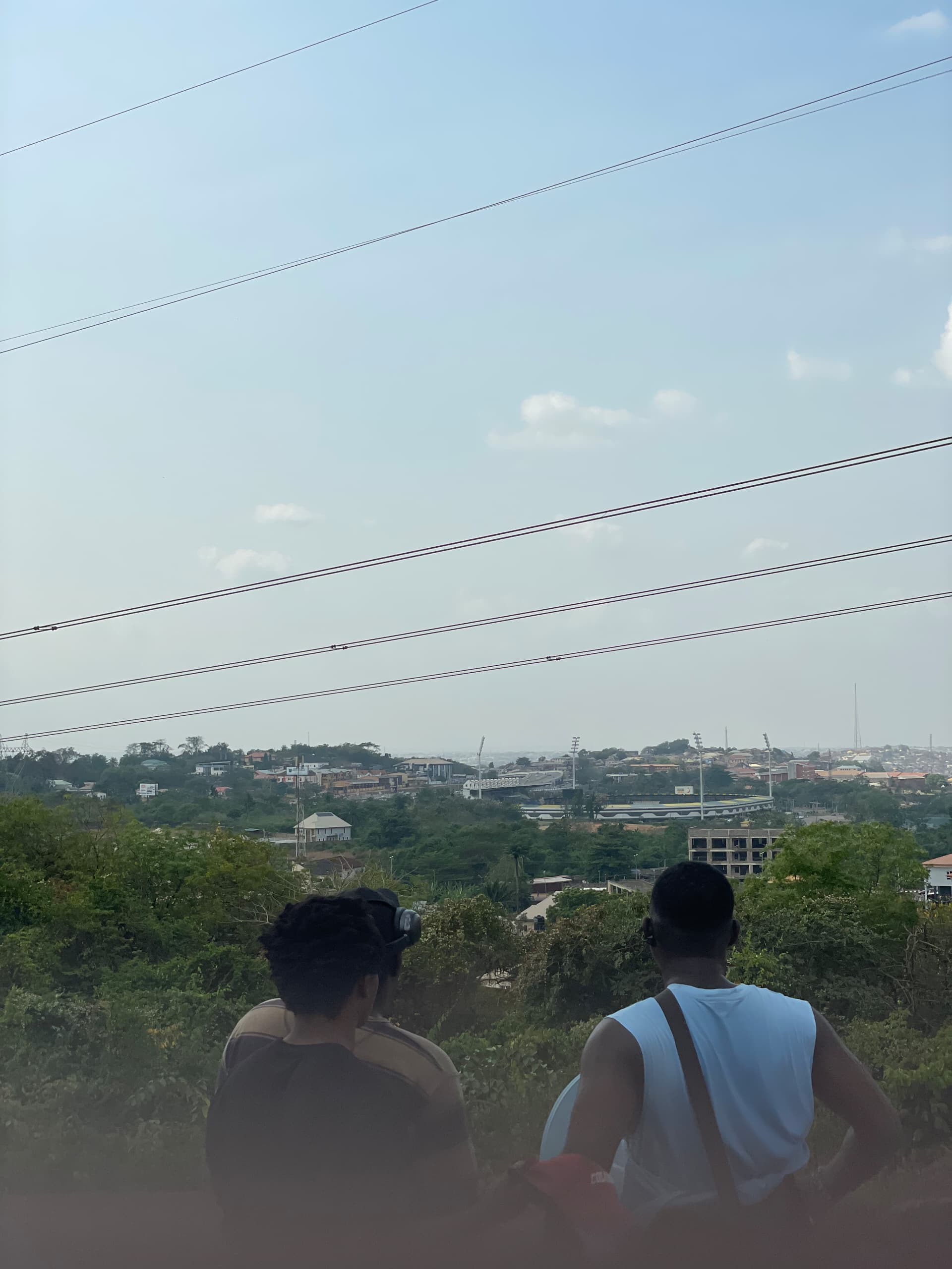 Looking at the horizon
